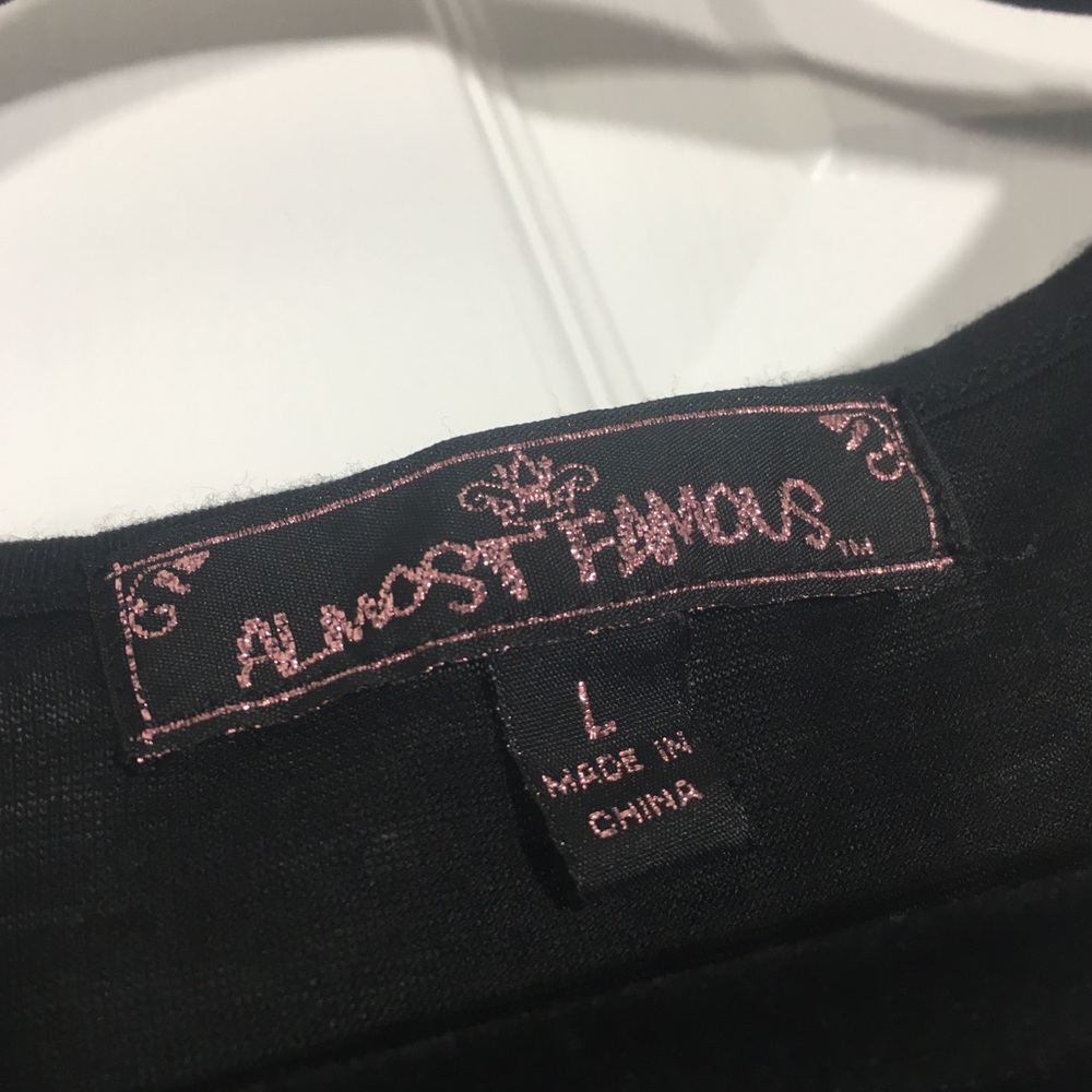 Almost Famous Pink/Silver Sequin Racer Tank - Picture 3 of 10